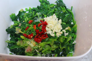 Nuts Spinach recipe