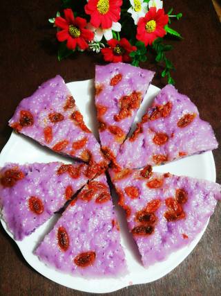 Purple Sweet Potato Rice Cake recipe