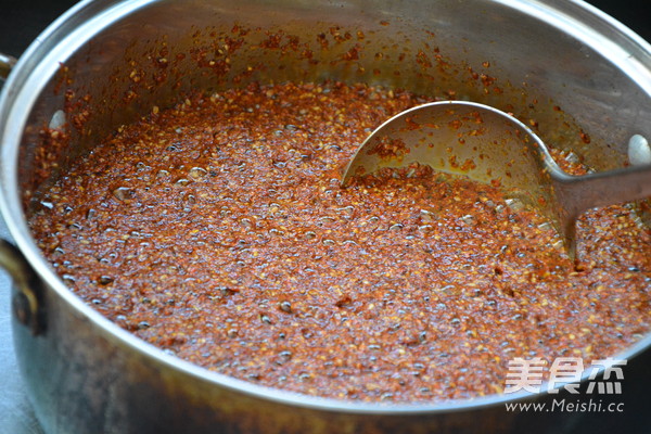 Chili Oil Making recipe