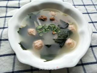 Winter Melon Shrimp Ball Seaweed Soup recipe