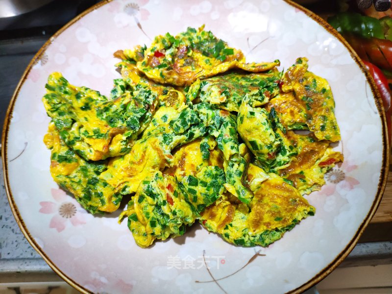 Chopped Pepper and Chive Omelet recipe