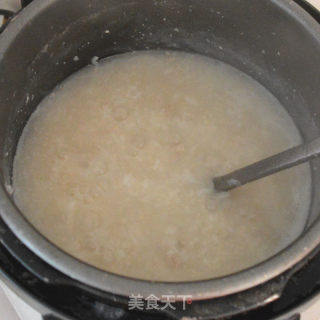 Shredded Radish Porridge with Minced Pork recipe