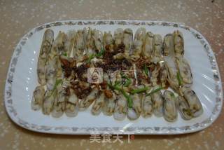 Scallion Razor Clams recipe