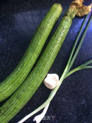 Vegetarian Fried Loofah recipe