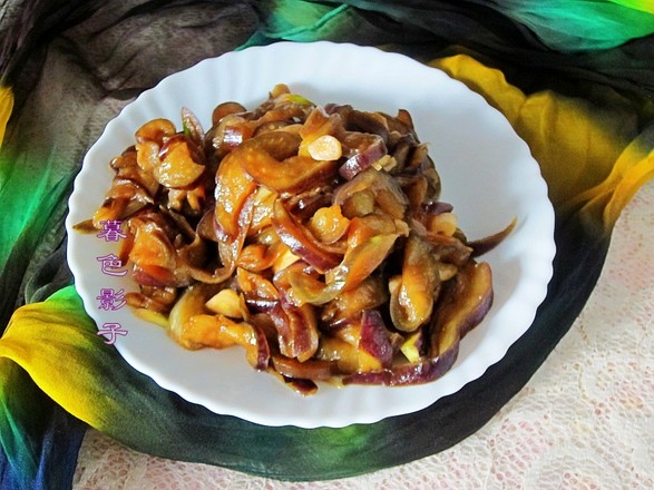 Fried Eggplant with Oyster Sauce