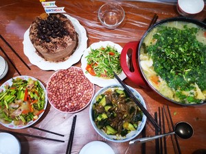 Homemade Rice Soup Beef Bone Hot Pot ~ Fresh! Nice! 😋 recipe