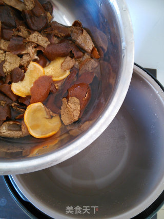 Nine-made Dried Tangerine Peel with Licorice (cold Fruit) recipe