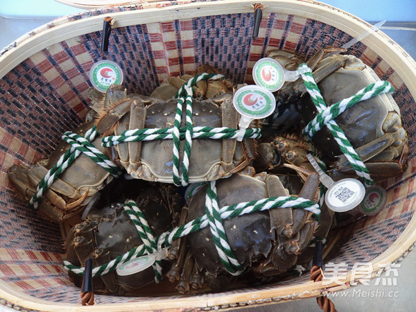 Steamed Hairy Crabs recipe