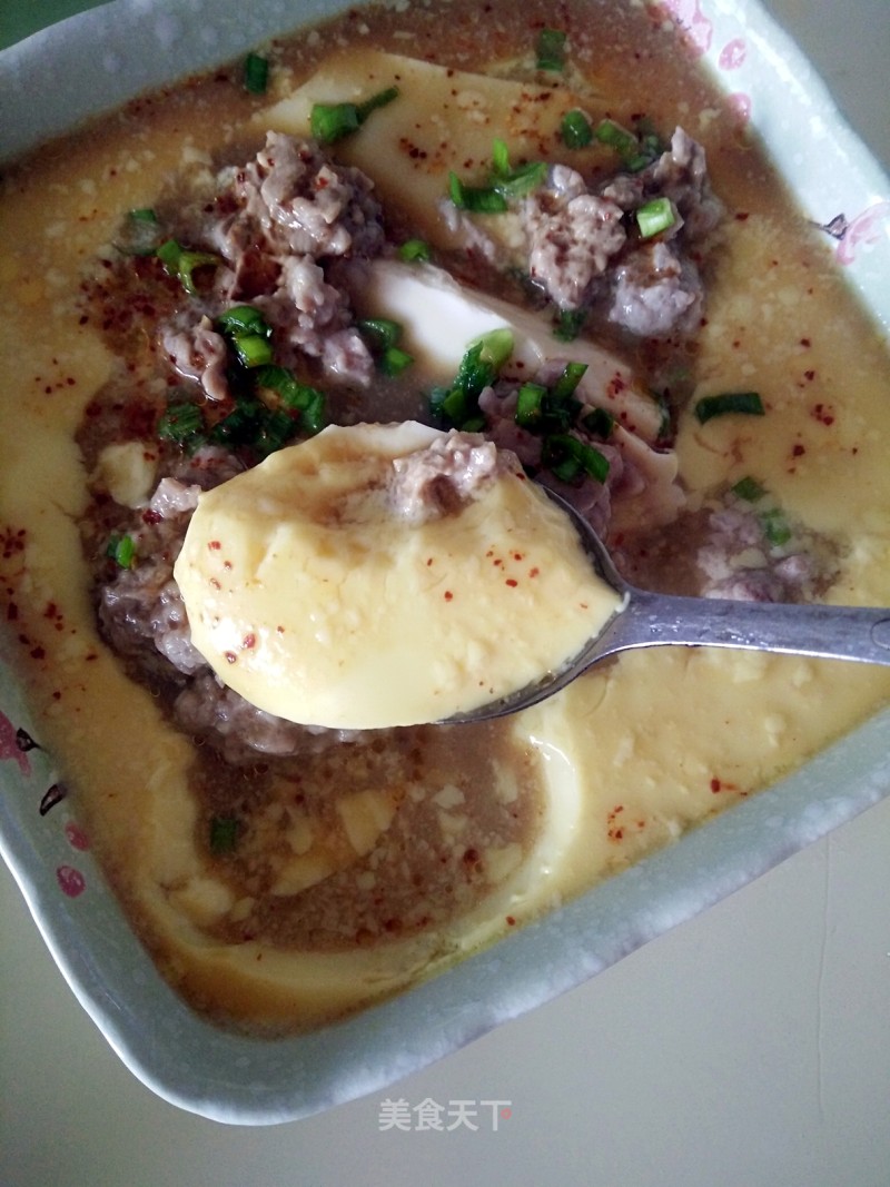 Tofu Steamed Egg recipe