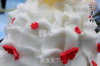 #aca烤明星大赛# Barbie Fondant Cake recipe