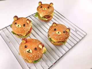 #trust之美#rilakkuma Japanese Burger recipe