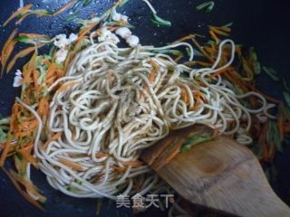 Fried Noodles with Shrimp recipe