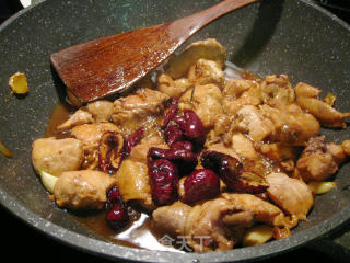 Three Cups Chicken Stewed with Red Dates recipe