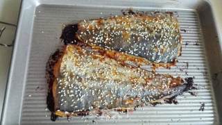 Grilled Spanish Mackerel with Red Miso recipe