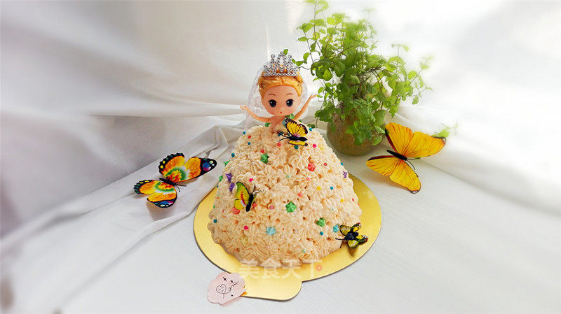 #柏翠大赛#barbie Princess Cake