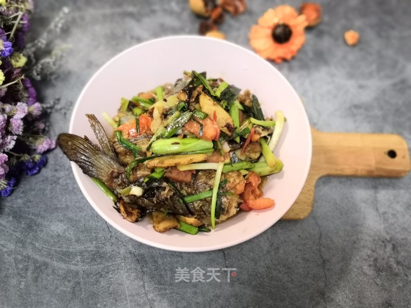 Stewed Tianshan Seabass with Garlic recipe