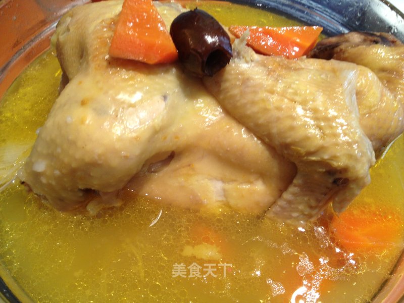 Beauty Chicken Soup (adding Ginseng is Sam Chicken Soup)