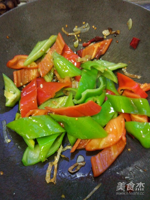 Dried Tofu with Hot Peppers recipe