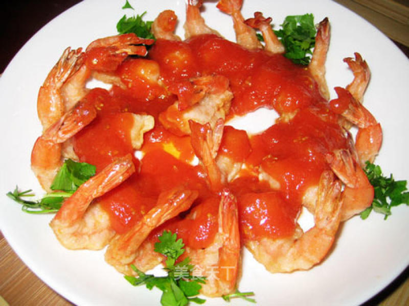 Pipa Shrimp in Tomato Sauce recipe