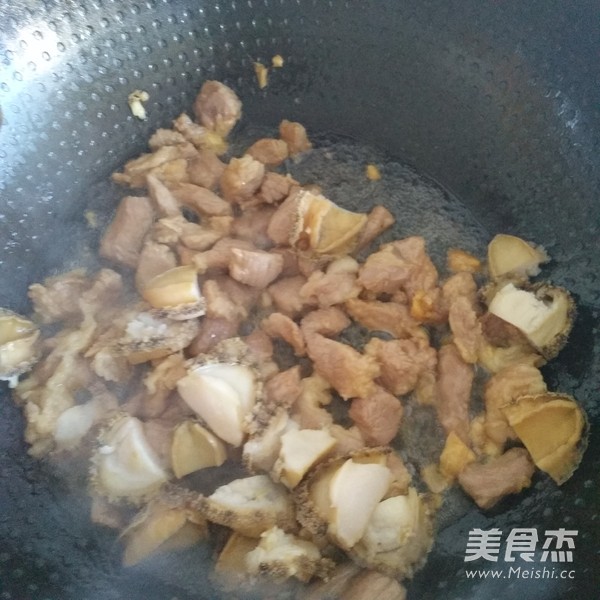 Abalone Fried Plum Meat recipe