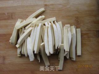 Dried Tofu with Mushroom Sauce recipe