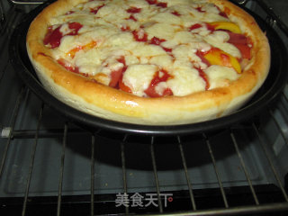 Tomato Sausage Pizza recipe