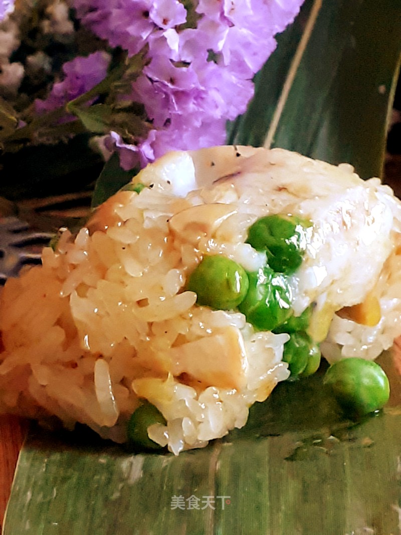 Seafood Glutinous Rice Brown Leaf Bag recipe