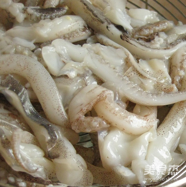 Sauteed Squid Claws recipe