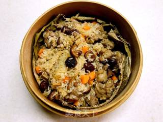 Duck Leg Rice with Lotus Leaf Glutinous Rice recipe