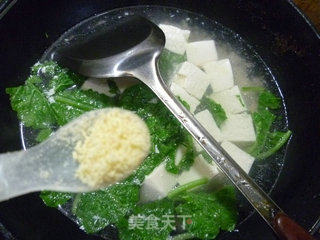 Radish Sprouts Tofu Soup recipe