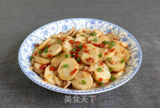 Spicy Fried Pleurotus Eryngii recipe