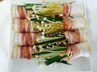 Bacon Golden Needle Roll recipe