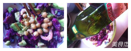 Purple Cabbage Avocado Salad recipe