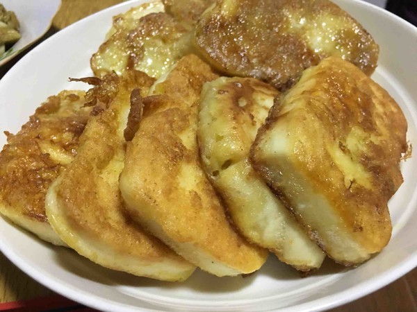 Pan-fried Golden Steamed Bread Slices recipe