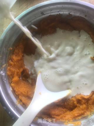 Pumpkin Steamed Cake recipe