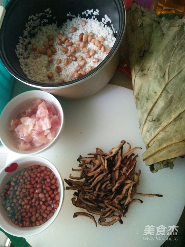 Lotus Leaf Glutinous Rice recipe