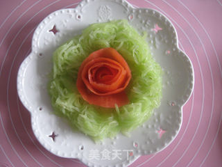 Lettuce with Black Sesame Seeds recipe