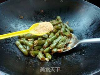 Grilled String Beans with Bone Ginseng recipe