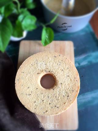 #新良first Baking Competition#black Sesame Chiffon recipe