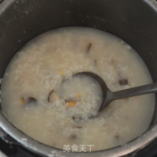 Mussel Dried Mushroom Congee recipe