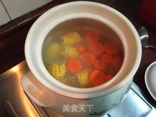 Pork Bone Carrot Corn Soup recipe