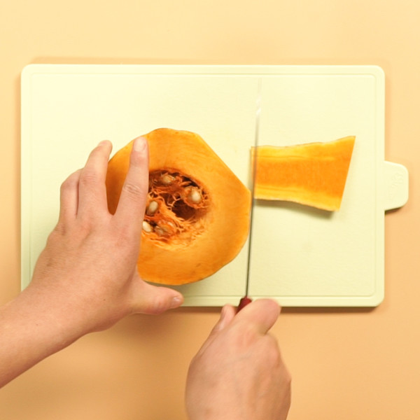 Baked Pumpkin with Egg Yolk recipe