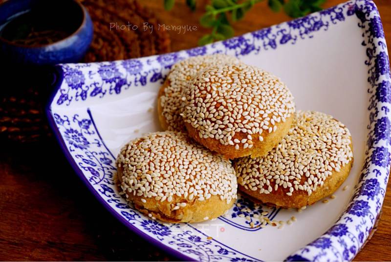 #aca烤明星大赛#sesame Sauce Biscuits recipe
