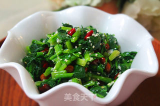 Nuts Spinach recipe