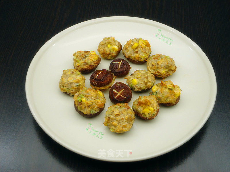 Roasted Stuffed Shiitake Mushrooms recipe