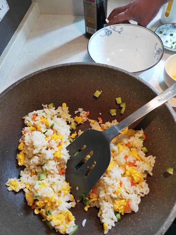 Unlimited Possibilities of Native Eggs-fried Rice with Golden Beads and Eggs recipe