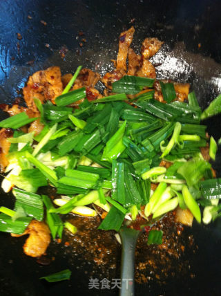 Twice Cooked Pork with Garlic Sprouts recipe
