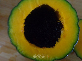 Pumpkin Osmanthus Black Rice recipe