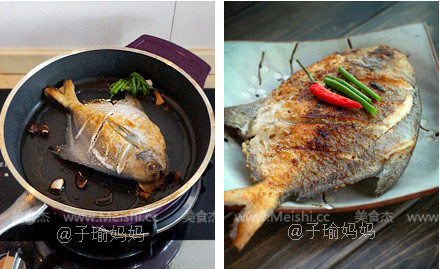 Dry Fried Salt and Pepper Pomfret recipe