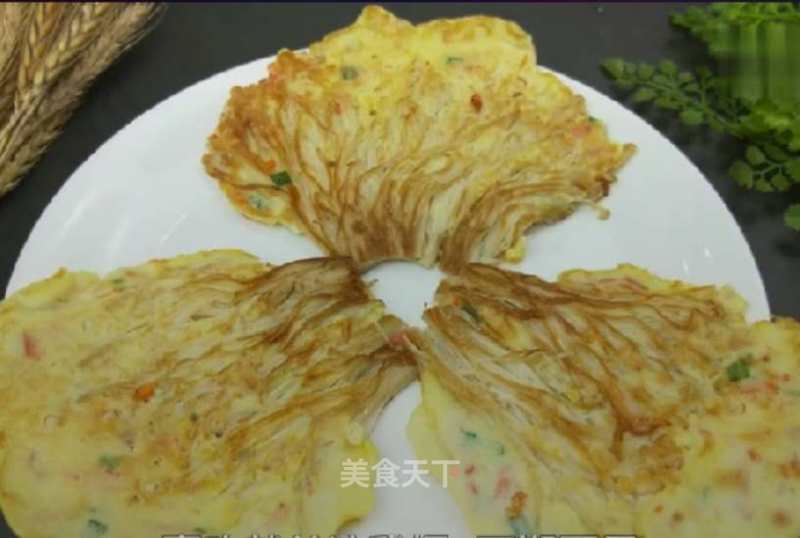 After Eating Enoki Mushrooms for So Many Years, It is The First Time to Know that It Can be Made into A "tree" [five Zhenfen Flamingo Mushroom Breakfast Cake] with A Unique Image and Delicious Taste, Most People Have Never Eaten It~ recipe